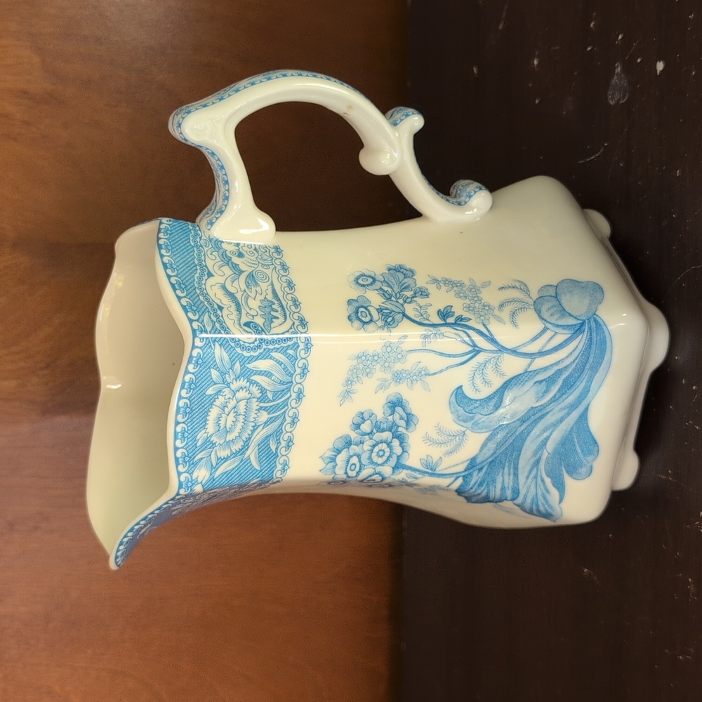 Antique Reflections by I. Godinger & Co., Blue Transferware Pitcher